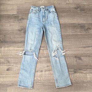 Abercrombie & Fitch The 90’s Straight Ultra High Rise